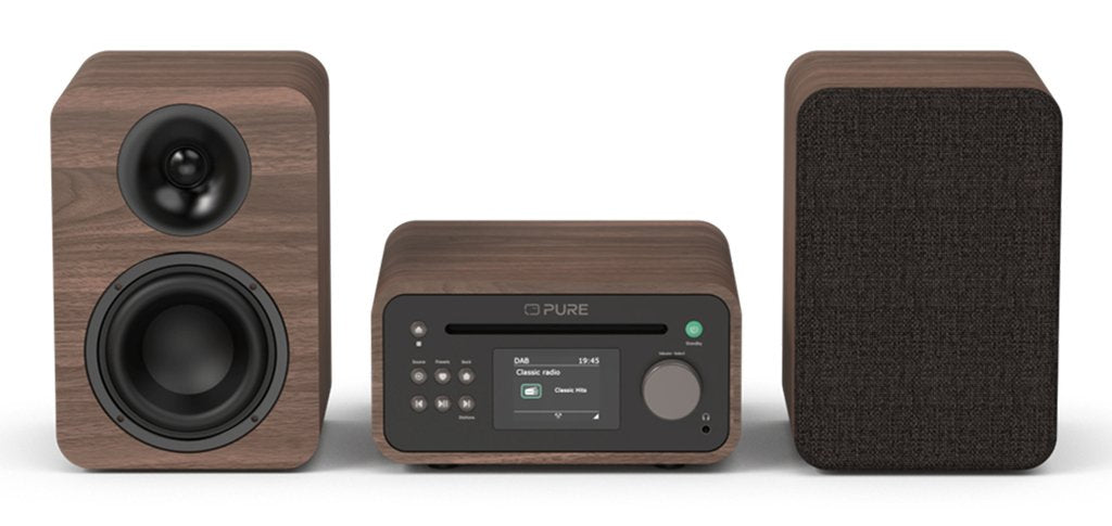EAN 759454301866 - Pure Classic Stereo Mini Microcadena de música para uso doméstico 40 W Marrón, Nuez imagen 1
