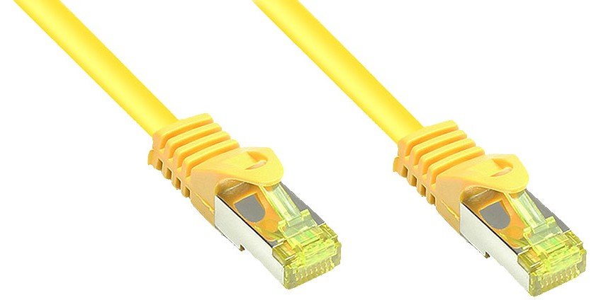 EAN 4014619324415 - Alcasa 8070R-075Y cable de red Amarillo 7,5 m Cat7 S/FTP (S-STP) imagen 1