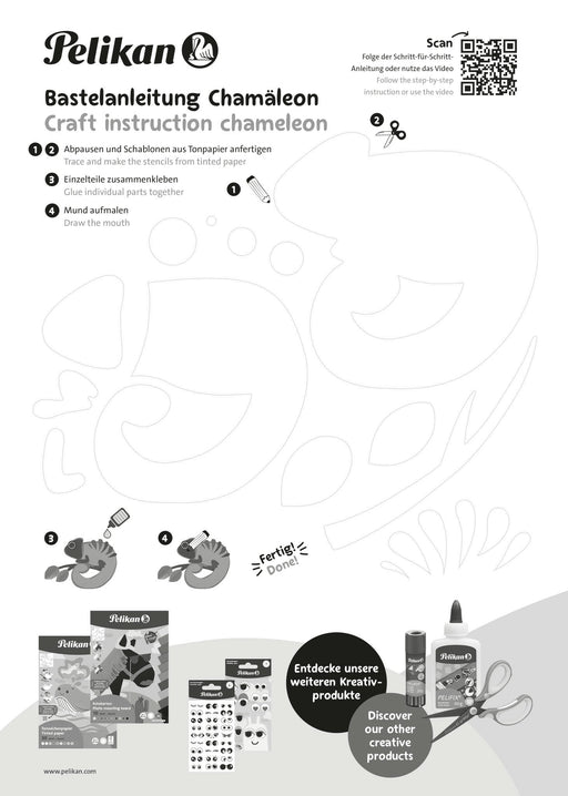 EAN 4012700101990 - Pelikan 101998 papel decorativo Arte de papel 10 hojas imagen 2