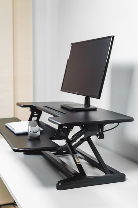 EAN 8719274672067 - BakkerElkhuizen Adjustable Sit-Stand Desk Riser 2 Escritorio Negro imagen 3