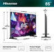 EAN 6942351436074 - Hisense 85E7S PRO 2,16 m (85") 4K Ultra HD Smart TV Wifi Negro imagen 2