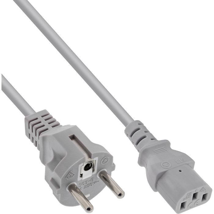 EAN 4043718264650 - InLine 16647C cable de transmisión Gris 3 m C13 acoplador CEE7/7 imagen 1