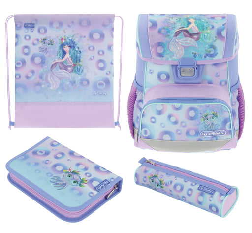 EAN 4008110370873 - Herlitz Loop Plus Mystic Mermaid juego de mochila escolar Niño/niña Poliéster Azul, Verde, Rosa imagen 1