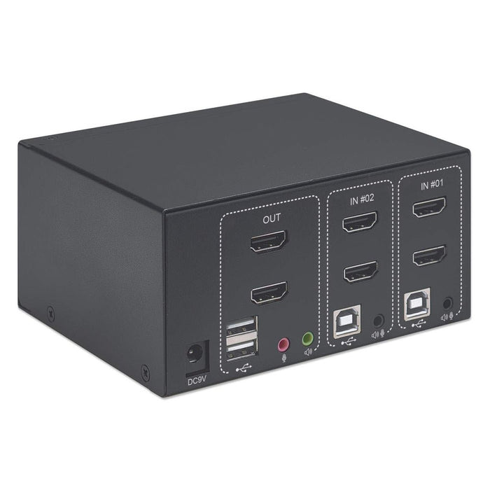 EAN 766623153522 - Manhattan 153522 interruptor KVM Negro imagen 5