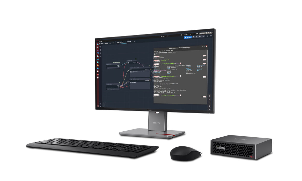 EAN 0199275201677 - Lenovo ThinkStation PGX GB10 128 GB LPDDR5x-SDRAM 4 TB SSD DGX OS Mini Tower Mini PC Negro imagen 9