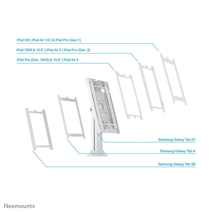 EAN 8717371449322 - Neomounts DS15-640WH1 soporte de seguridad para tabletas Blanco 27,9 cm (11") imagen 14
