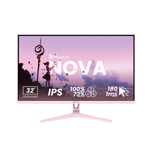 EAN 0850054766946 - Arozzi Nova 32″ pantalla para PC 80 cm (31.5") 2560 x 1440 Pixeles Quad HD LED Rosa imagen 1
