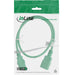 EAN 4043718297214 - InLine 16504G cable de transmisión Verde 1,5 m C13 acoplador C14 acoplador imagen 2