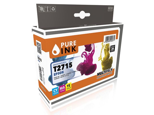 EAN 4056508005371 - Pure Ink 170745990043 cartucho de tinta Compatible Cian, Magenta, Amarillo imagen 1
