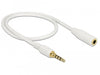 EAN 4043619856282 - DeLOCK 85628 cable de audio 0,5 m 3,5mm Blanco imagen 2