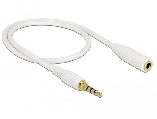 EAN 4043619856282 - DeLOCK 85628 cable de audio 0,5 m 3,5mm Blanco imagen 2