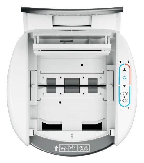 EAN 4002432143306 - Leitz IQ OptiMax Autofeed Office 300 P5 triturador de papel Microcorte 55 dB 22,5 cm Blanco imagen 13