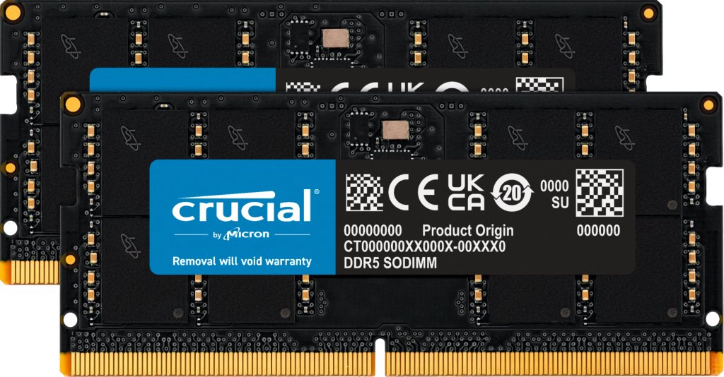 EAN 0649528944214 - Crucial CT2K64G56C46S5 módulo de memoria 128 GB 2 x 64 GB DDR5 262-pin SO-DIMM imagen 1