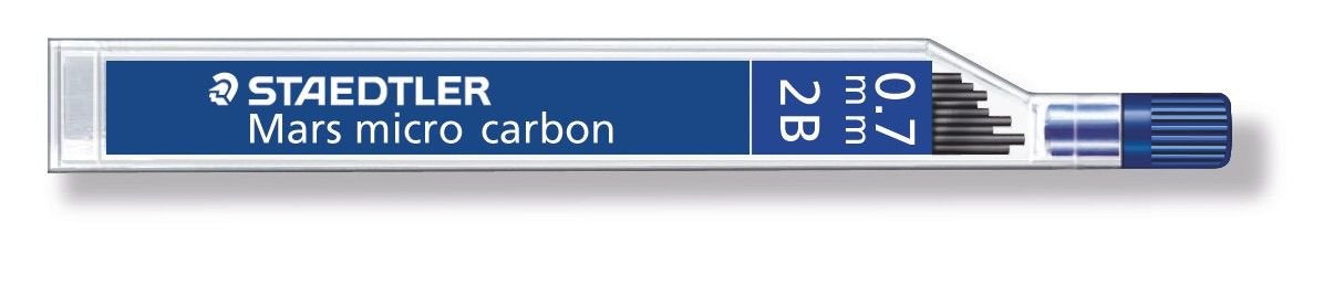 EAN 4007817213827 - Staedtler Mars Micro Carbon mina de repuesto 2B Negro imagen 1