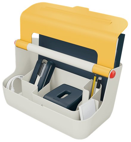 EAN 4002432126194 - Leitz 61250019 caja de almacenaje Rectangular Acrilonitrilo butadieno estireno (ABS) Blanco, Amarillo imagen 7