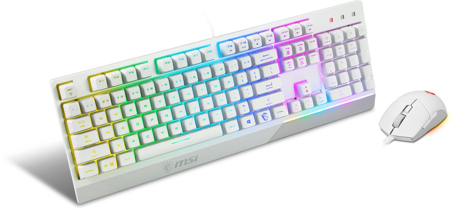 EAN 4719072813925 - MSI S11-04DE305-CLA teclado Ratón incluido Juego USB QWERTZ Alemán Blanco imagen 1