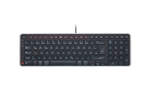 EAN 0743870006856 - Contour Design Balance teclado Oficina RF inalámbrica + USB QWERTZ Alemán Negro imagen 2