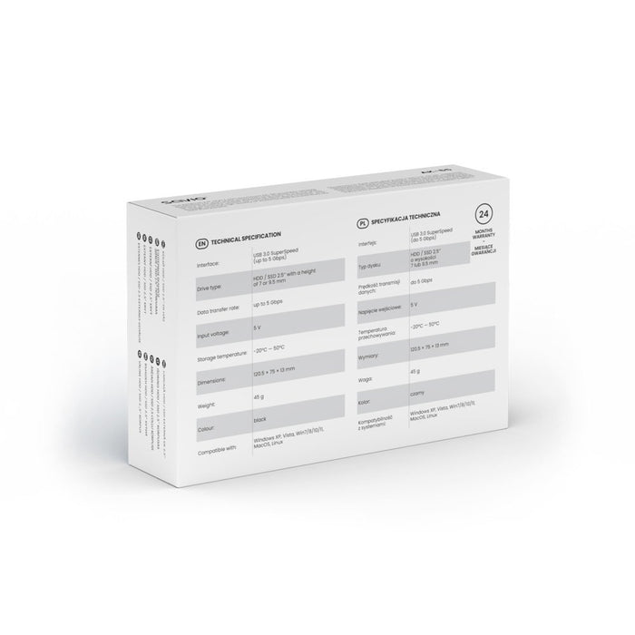 EAN 5901986048169 - Savio AK-65 caja para disco duro externo Carcasa de disco duro/SSD Negro 2.5" imagen 8