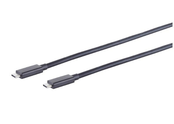 EAN 4017538134394 - S/CONN maximum connectivity USB Kabel Typ-C ST > Typ C ST schwarz 1,0m cable USB USB4 Gen 3x2 1 m USB C N imagen 1
