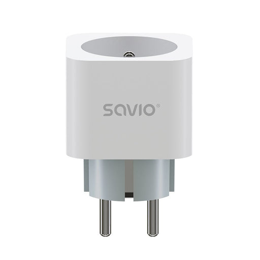 EAN 5901986048084 - Savio WI-FI smart socket 16A AS-01 White Inalámbrico Blanco imagen 1