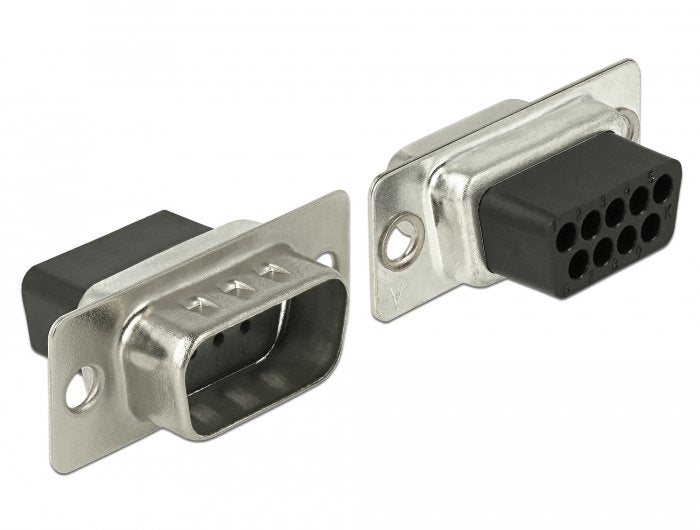 EAN 4043619661671 - DeLOCK 66167 cambiador de género para cable Sub-D Rj-45 Negro, Azul, Acero inoxidable imagen 3