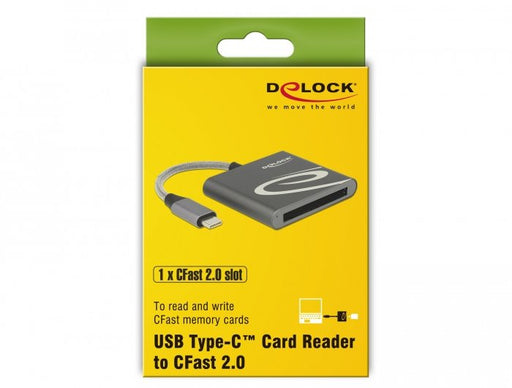 EAN 4043619917457 - DeLOCK 91745 lector de tarjeta USB 3.2 Gen 1 (3.1 Gen 1) Type-C Negro, Plata imagen 2