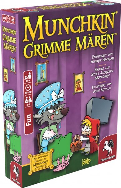EAN 4250231713668 - Pegasus Munchkin Grimme Mären Juego de mesa Interpretación de roles imagen 1