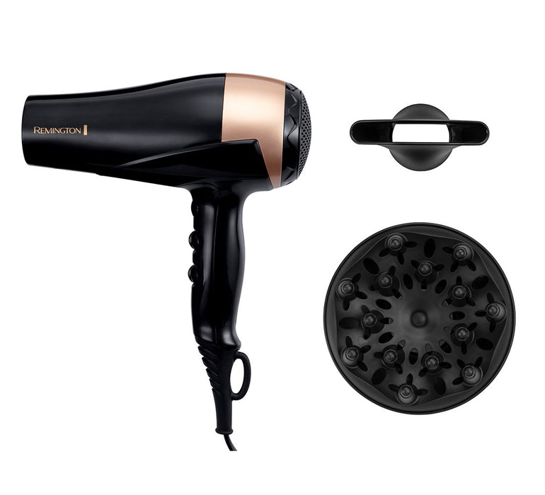 EAN 5038061134339 - Remington D6098 secador 2200 W Negro, Bronce imagen 4