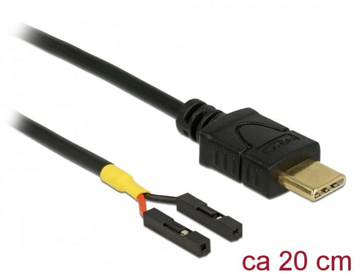 EAN 4043619853953 - DeLOCK 85395 cable USB 0,2 m USB C Negro imagen 1