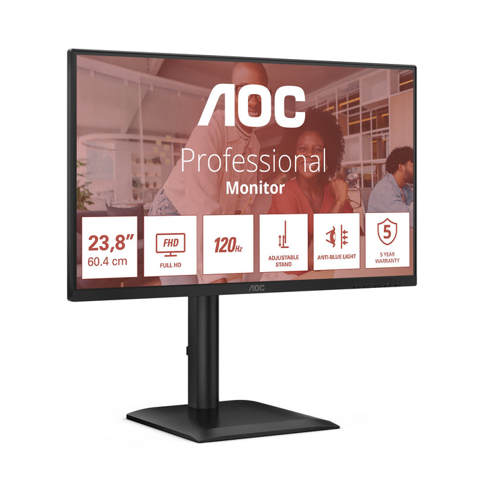 EAN 4038986142779 - AOC 24E4U pantalla para PC 60,5 cm (23.8") 1920 x 1080 Pixeles Full HD LED Negro imagen 3