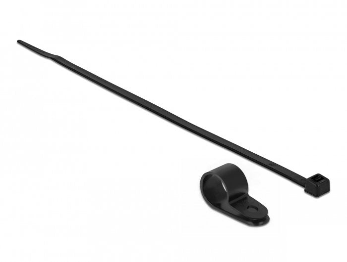 EAN 4043619188727 - DeLOCK 18872 presilla Brida tipo escalera Nylon Negro 10 pieza(s) imagen 1