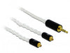 EAN 4043619858484 - DeLOCK 85848 cable de audio 1,2 m 2,5mm 2x MMCX Blanco imagen 1