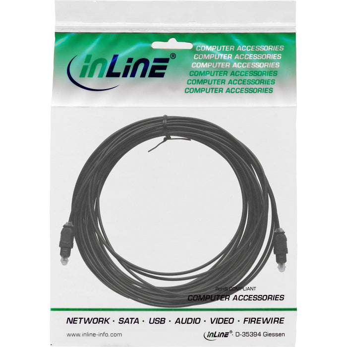 EAN 4043718003433 - InLine 89923 cable de audio 3 m Toslink Negro imagen 2