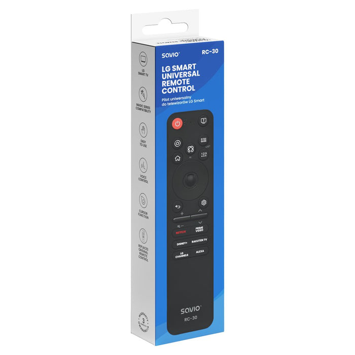 EAN 5907264110306 - Savio RC-30 mando a distancia IR/Bluetooth Botones imagen 2