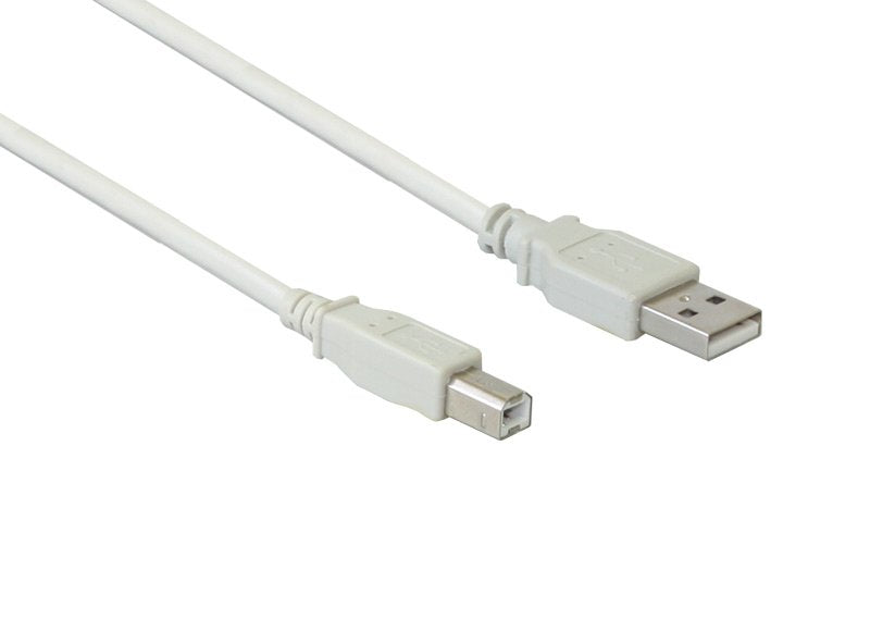 EAN 4014619343775 - Alcasa 2510-05 cable USB USB 2.0 0,5 m USB A USB B Blanco imagen 1