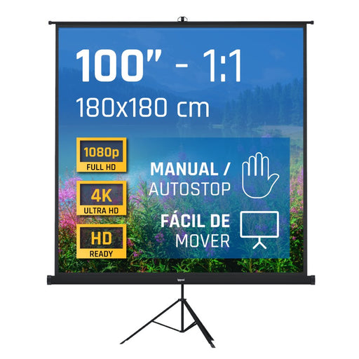 EAN 8435364308493 - iggual PSITS180 pantalla de proyección 2,54 m (100") 1:1 imagen 2