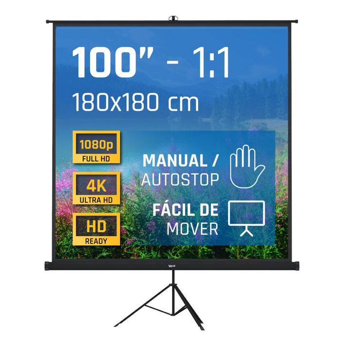 EAN 8435364308493 - iggual PSITS180 pantalla de proyección 2,54 m (100") 1:1 imagen 1