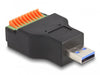 EAN 4043619662388 - DeLOCK 66238 cambiador de género para cable USB Type-A 10 pin terminal block Negro, Verde imagen 1