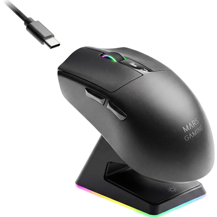 EAN 8435693114277 - Mars Gaming MMWELITE ratón Juego mano derecha Bluetooth Óptico 20000 DPI imagen 1