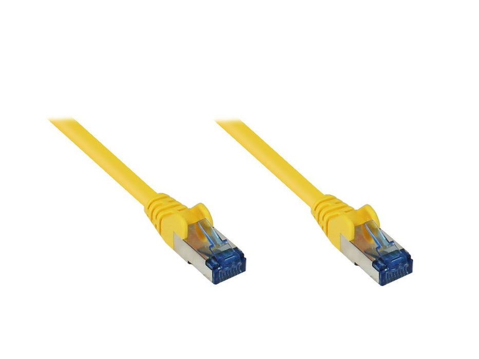 EAN 4014619477128 - Alcasa 8060-H100Y cable de red Amarillo 10 m Cat6a S/FTP (S-STP) imagen 1
