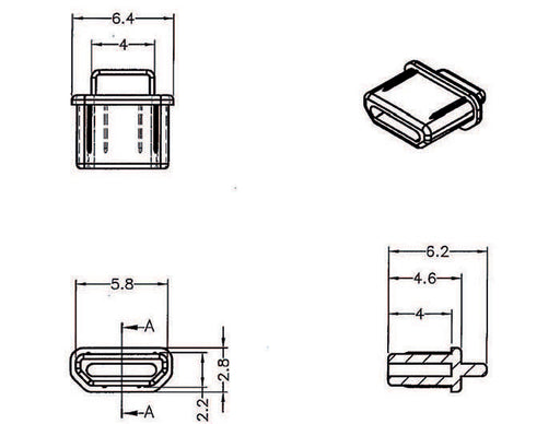 EAN 4043619640317 - DeLOCK 64031 tapa de seguridad para enchufe Micro-HDMI Negro 10 pieza(s) imagen 2