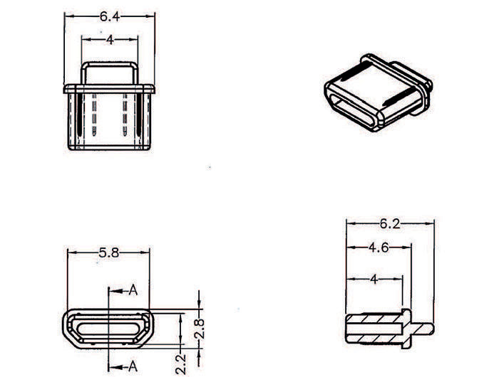 EAN 4043619640317 - DeLOCK 64031 tapa de seguridad para enchufe Micro-HDMI Negro 10 pieza(s) imagen 2
