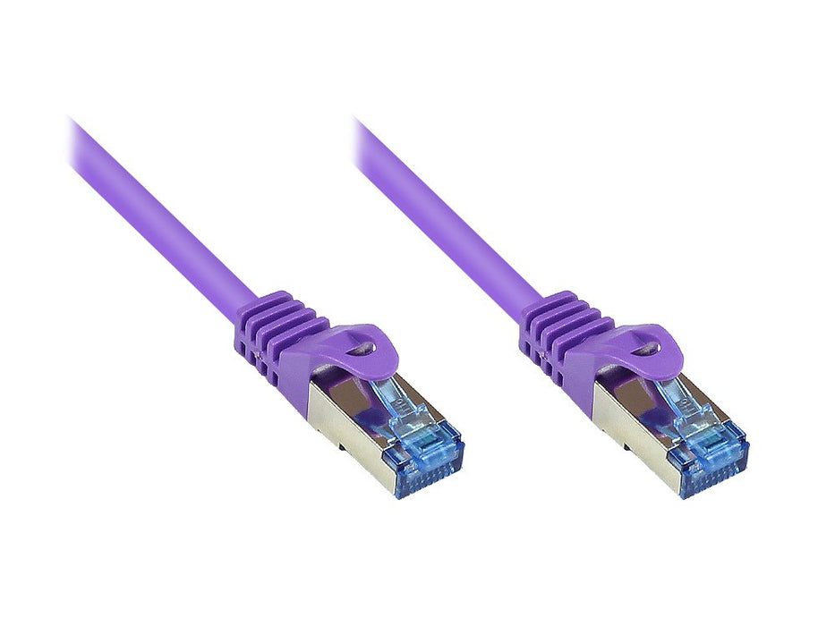 EAN 4014619548576 - Alcasa Cat6a 3m cable de red Violeta S/FTP (S-STP) imagen 1