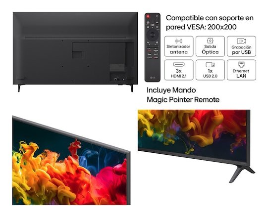 EAN 8806096717462 - LG QNED evo AI MiniLED 43QNED81B6C.AEU Televisor 109,2 cm (43") 4K Ultra HD Smart TV Wifi Negro imagen 3