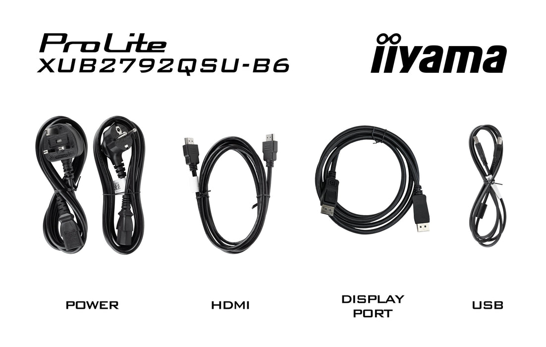 EAN 4948570122615 - iiyama ProLite XUB2792QSU-B6 pantalla para PC 68,6 cm (27") 2560 x 1440 Pixeles Quad HD LED Negro imagen 16
