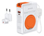 EAN 4252011910830 - 4smarts 541384 batería externa Polímero de litio 10000 mAh Cargador inalámbrico Naranja, Blanco imagen 4