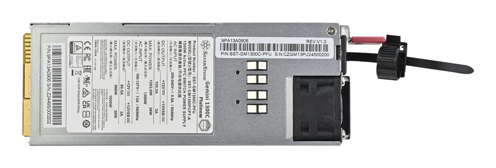 EAN 4710679817514 - Silverstone Gemini 1300C Platinum unidad de fuente de alimentación 1300 W PS/2 Plata imagen 7