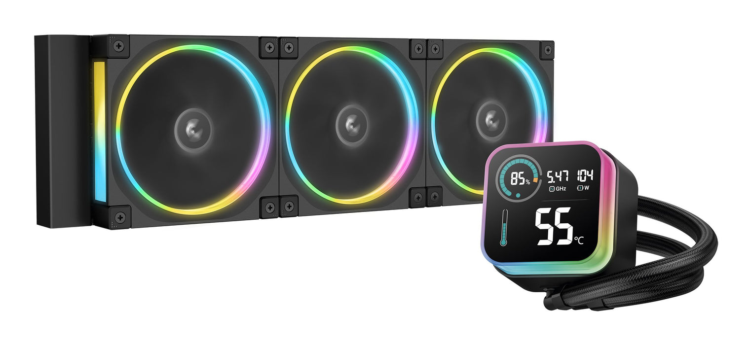 EAN 6933412729808 - DeepCool LQ360 ULTRA ARGB Procesador Kit de refrigeración líquida 12 cm Negro imagen 1