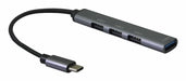 EAN 4005938444472 - Helos 344447 hub de interfaz USB 3.2 Gen 2 (3.1 Gen 2) Type-C 5000 Mbit/s Gris imagen 1