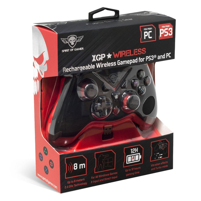 EAN 3700104431942 - Spirit of Gamer SOG-RFXGP mando y volante Negro, Rojo USB Gamepad Analógico/Digital PC, Playstation 3 imagen 5